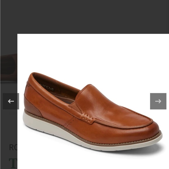 NWOT Rockport loafers Total Motion Craft Venetian Cognac SZ 9.5 Brand New - Picture 14 of 14